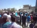 فري برس درعا الكتيبة مظاهرة صباحية نصرة للمدن المنكوبة 21 4 2012 Daraa