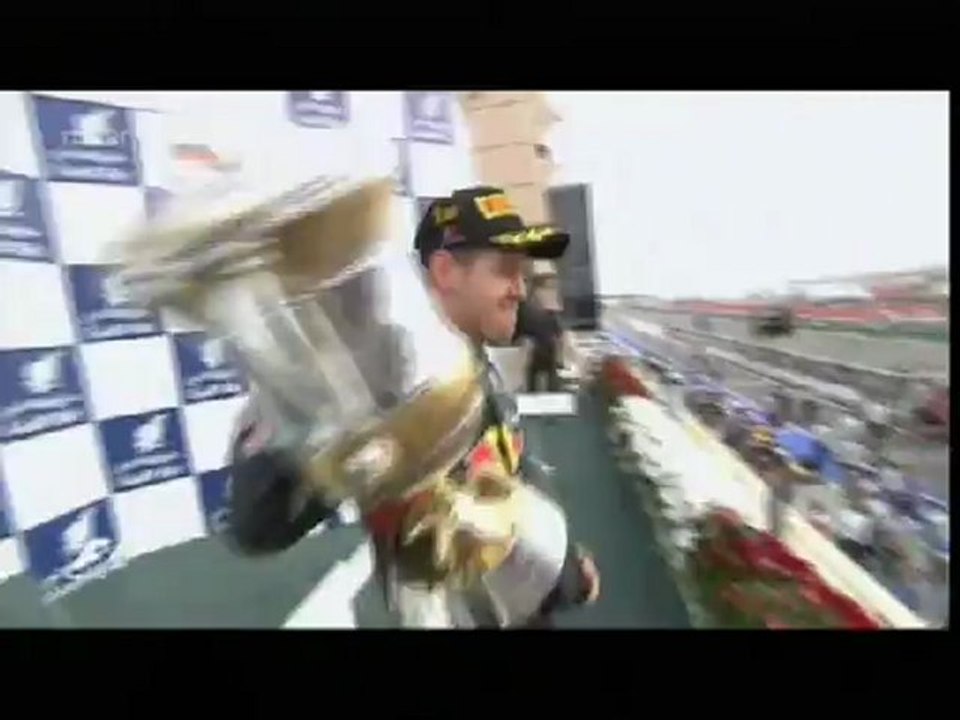 Bahrain 2012 Park Ferme and Podium