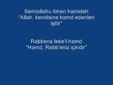 Semiallahu limen hamideh “Allah, kendisine hamd edenleri işitir” Semazen Onbir