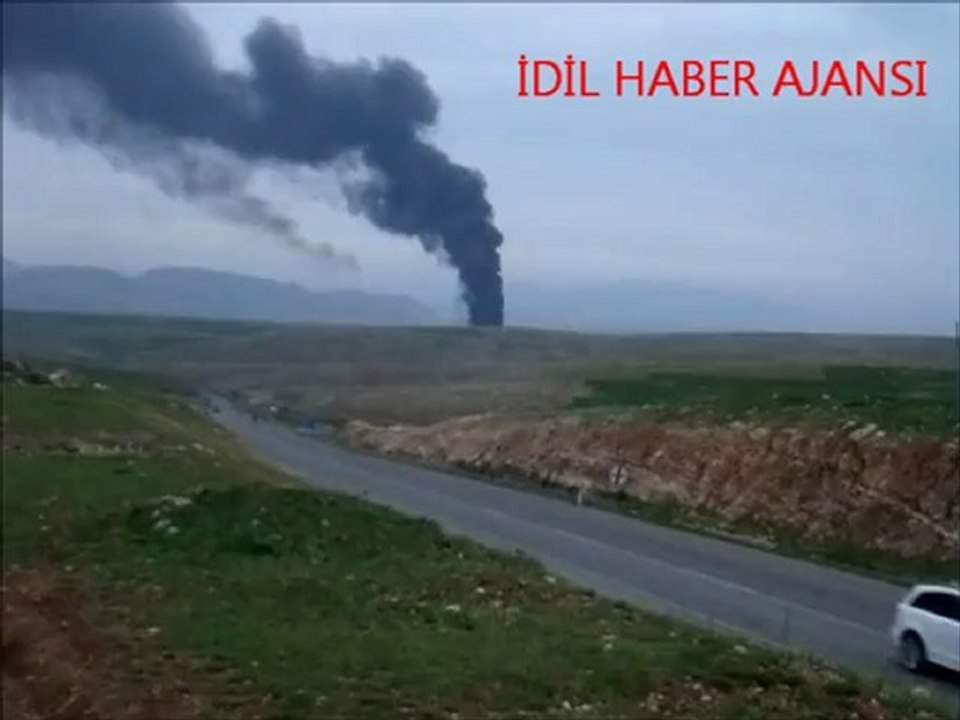 İDİLDE YAKILAN PETROL ATIKLARI