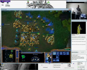 Jouer à Starcraft 2 avec la Kinect et un iPod touch