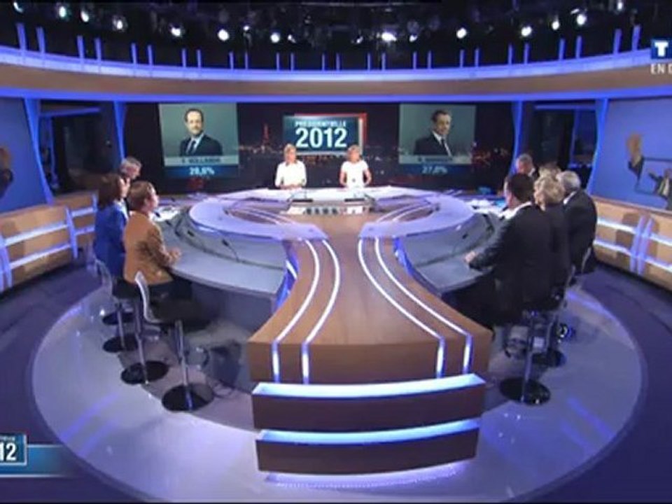 HOLLANDE parle après les résultats présidentiel 2012 (1er tour)