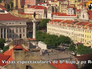 Lisboa con silla de ruedas, A Baixa y Chiado