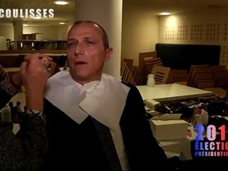 soirée électorale 1er tour - Fréderic Rivière avant l'antenne