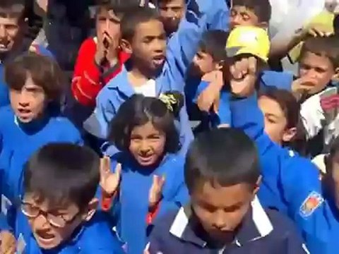 فري برس ادلب المعيصرونة مظاهرة طلابية رائعة 22 4 2012 Idlib