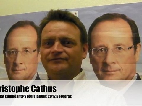 Réactions présidentielles Christophe Cathus PS Bergerac