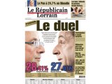 Présidentielle : le duel Hollande-Sarkozy à la Une