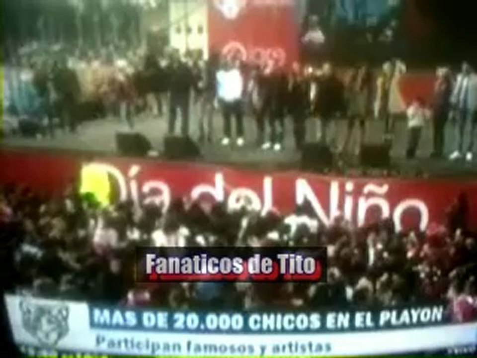 Tito en Tigre -  dia del niño 2011