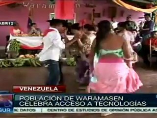 Llega la tecnología a una comunidad indígena venezolana