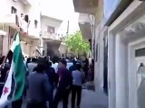 فري برس إدلب كفرنبل في ساحة الحرية وسط المدينة لن نركع22 4 2012ج2 Idlib