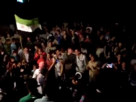 فري برس ادلب خان السبل مظاهرة مسائية 22 4 2012 ج1 Idlib