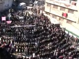 فري برس ادلب جبل الزاوية سرجة مظاهرة حاشدة يوم الأحد 22 4 2012 Idlib