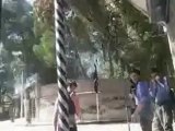 فري برس ريف دمشق هجوم الاحرار على الامن السياسي في التل و اشتباكات 22 4 2012 ج1 Damascus