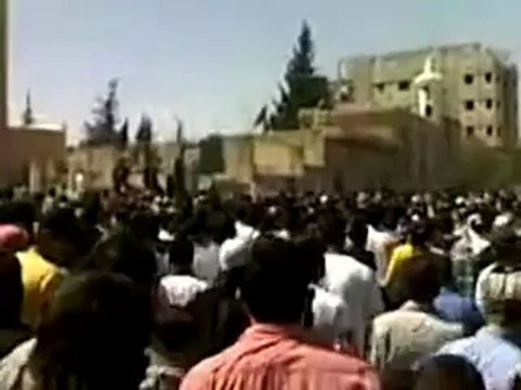 فري برس ريف دمشق التل مظاهرة اثناء تشييع الشهيد البطل محمد حمدان 22 4 2012 ج11 Damascus