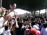 فري برس ريف دمشق التل مظاهرة اثناء تشييع الشهيد البطل محمد حمدان  22 4 2012 ج4 Damascus