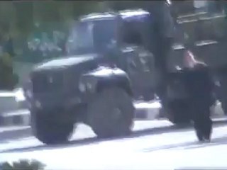 فري برس حماه المحتلة ساحة العاصي انشار عصابات الامن والجيش بوجود المراقبين 22 4 2012 Hama