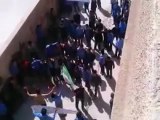 فري برس ريف دمشف داريا مظاهرات طلابية داخل المدرسة 22 4 2012 ج2 Damascus