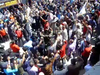 فري برس حمص القصير أداء القسم في المظاهرة الحاشدة 22 4 2012 ج1 Homs