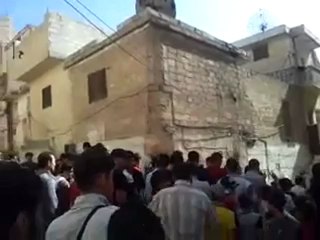 فري برس حماة المحتلة  مظاهرات باب قبلي في يوم قدوم المراقبين الدوليي 22 4 2012 Hama