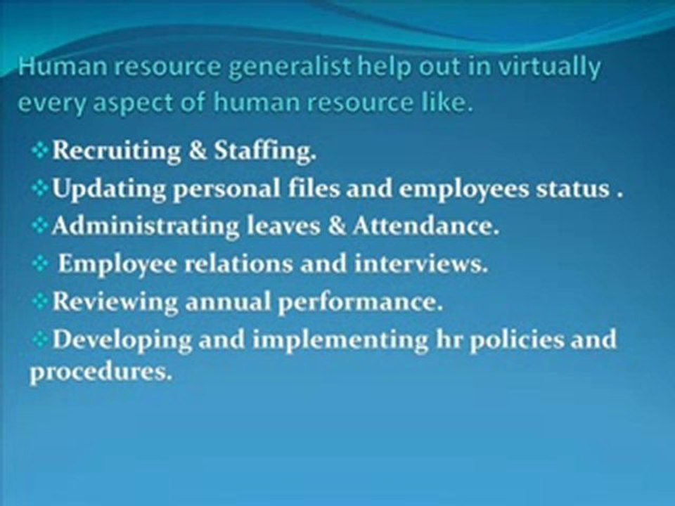 HR PRACTICAL TRAINING