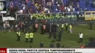 Ultras fermano Genoa-Siena. Ripresa dopo oltre 50