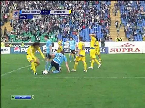 РФПЛ 2011/12. 40 тур. Крылья Советов - Ростов 2-1 (2-1 Корниленко)