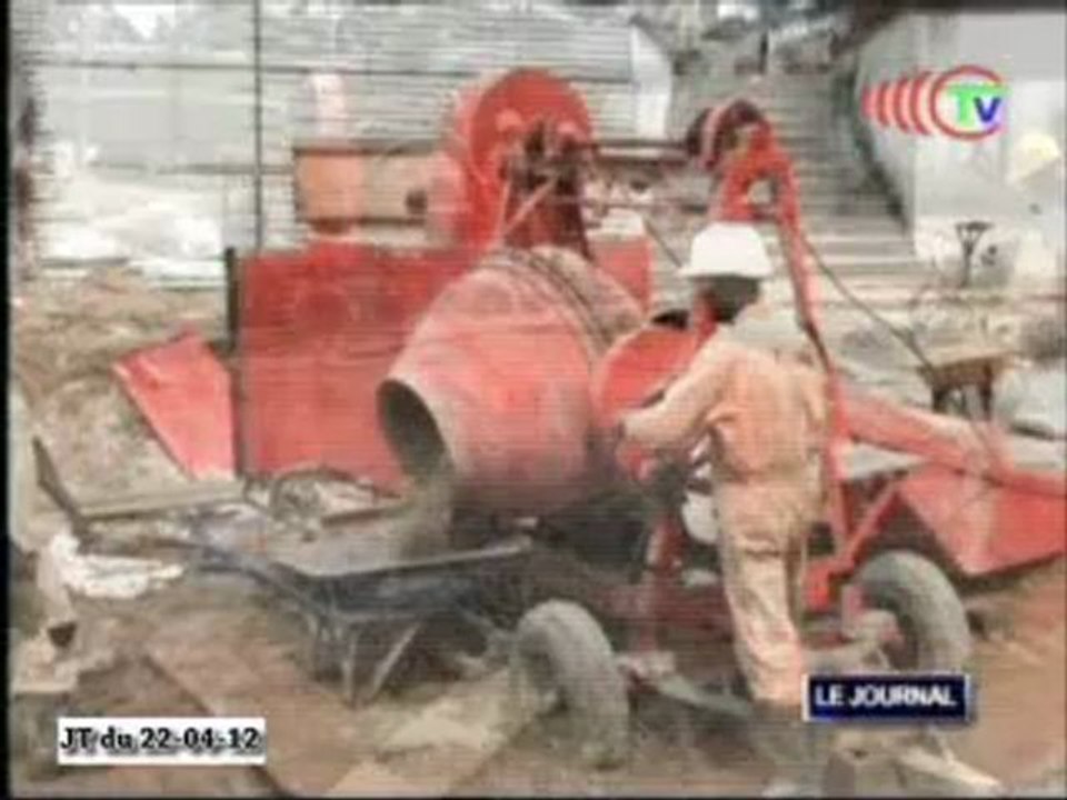 La situation des travaux de construction du bâtiment de DG de la marine marchande