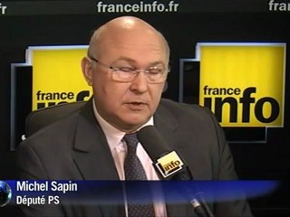 Sapin (PS): "C'est un échec flagrant de Nicolas Sarkozy"
