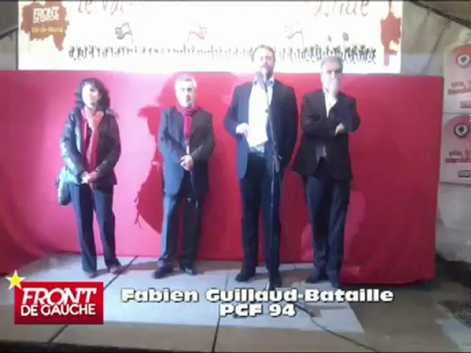 Présidentielle, Réaction du PCF 94