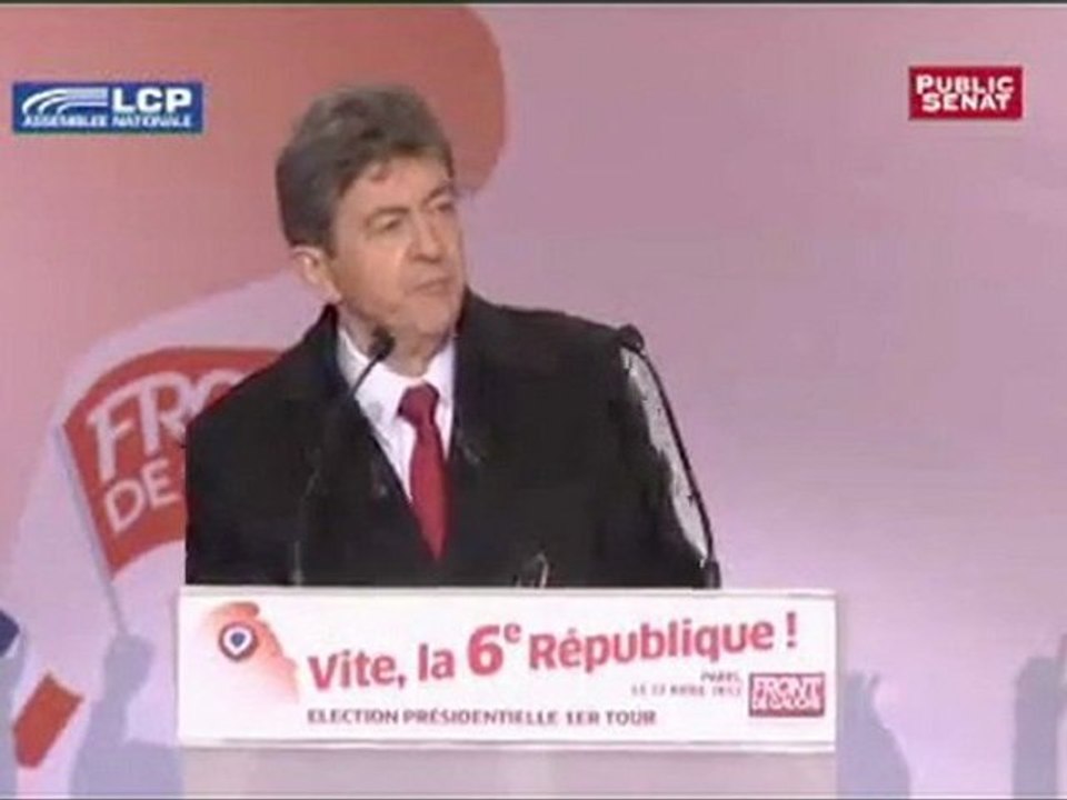Jean-Luc Mélenchon apporte son soutien à François Hollande