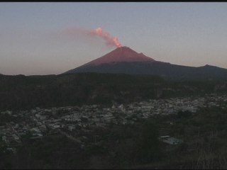 Mexico volcano spews ash and smoke