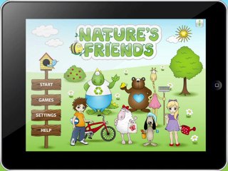 Nature's Friends - educational iPad app for kids 4+