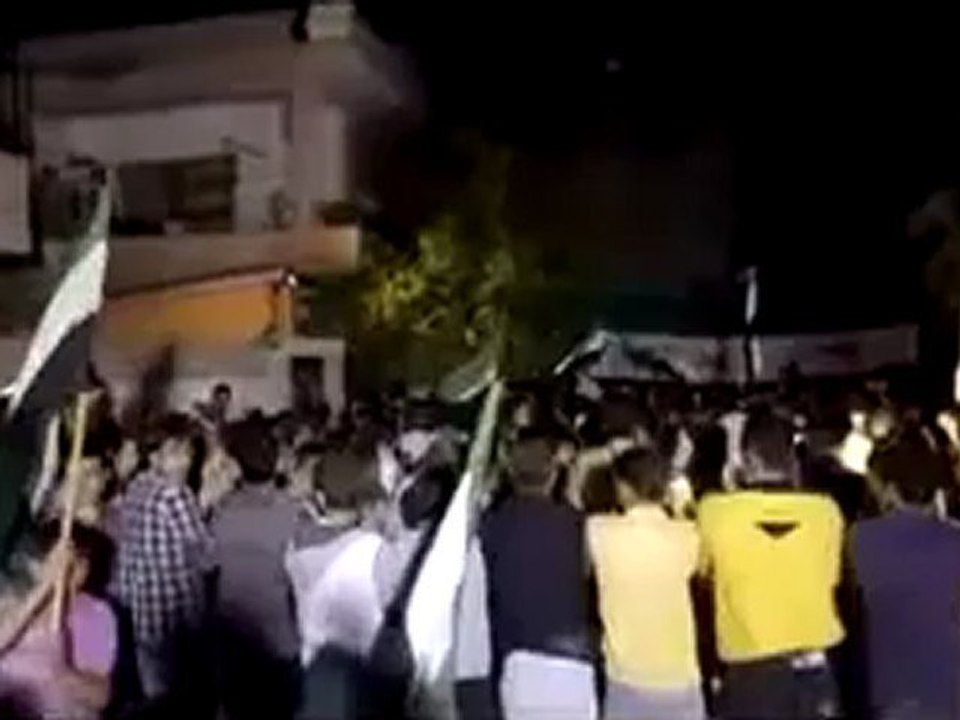 فري برس   مسائية درعا المحطة طريق السد 22 4 2012 ج1 Daraa Syria