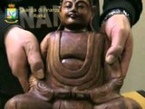 Roma - Cocaina nascosta in statuetta Buddha, 2 corrieri arrestati a Fiumicino (09.03.12)