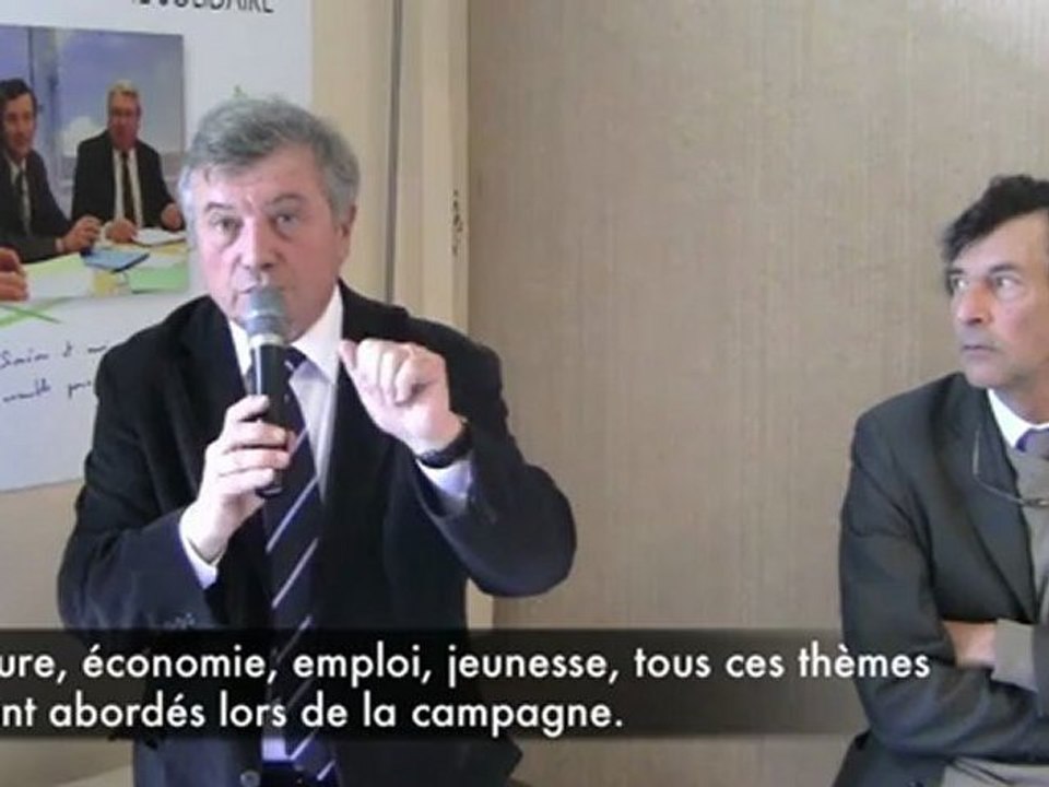 Législatives 2012: F-X Villain officiellement candidat de la 18e circonscription du Nord