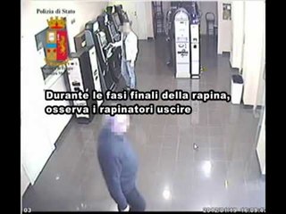 Foggia - Rapina  al Bingo di via Barra 1 (17.04.12)