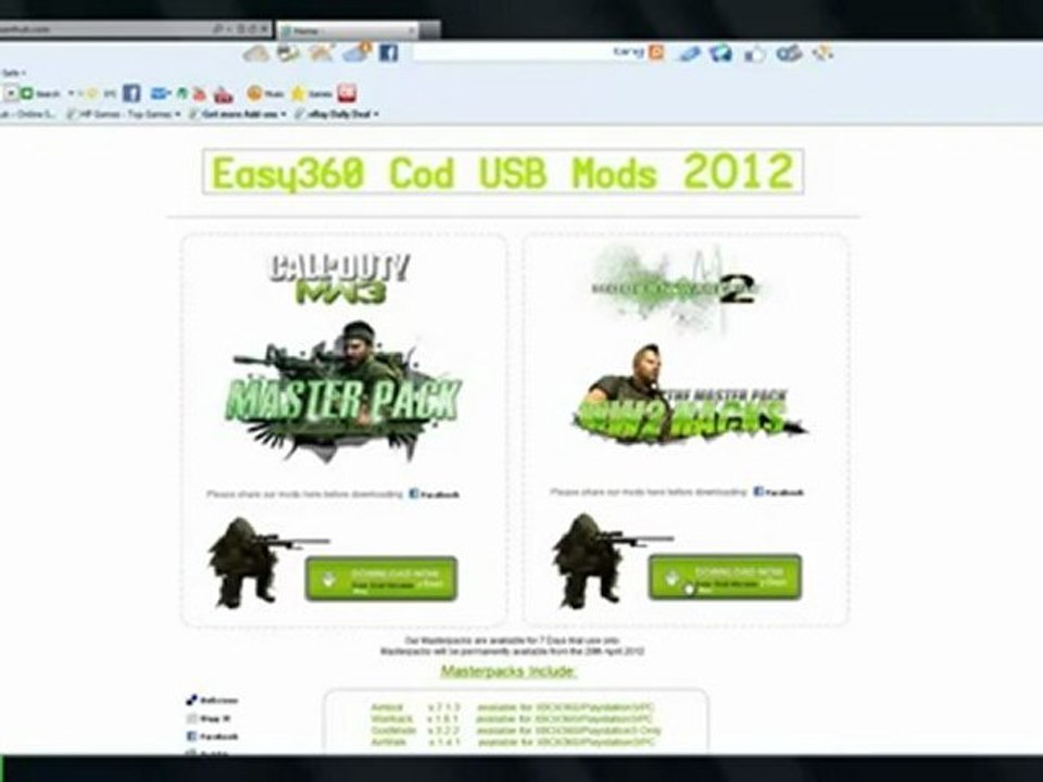 MW2_MW3 Masterpack Aimbot USB Only (FREE Download) ◄███▓▒░░ April May 2012 Release Update
