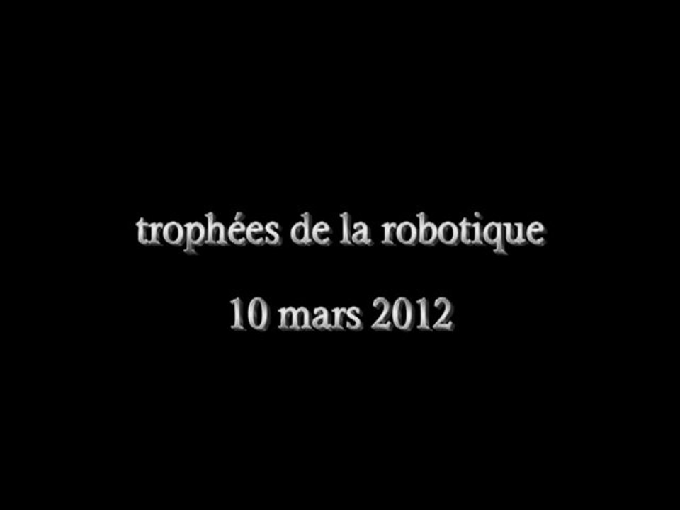 trophées robotique 2012 fdj