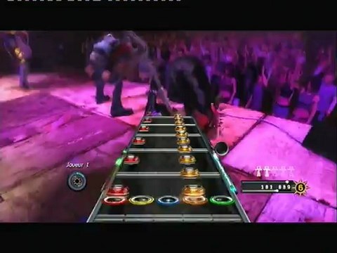 Guitar hero warriors of rock fury of the storm batterie hard ( trophées)