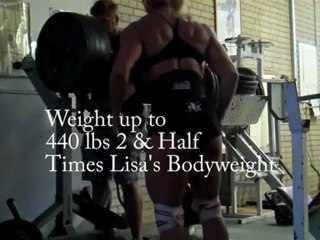 Lisa Cross 500lb Plus Lever Squats