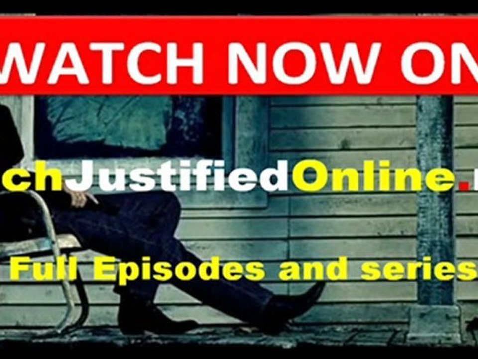 Watch Justified s01e01 online free Vidéo Dailymotion