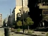 فري برس حمص المراقبين الدوليين مع ضباط الجيش الحر الحميدية 23 4 2012 Homs