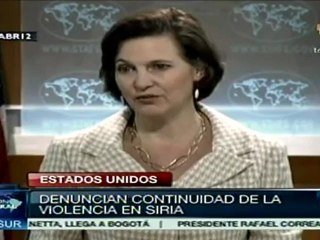 Advierte EE.UU. a Siria sobre la misión de paz