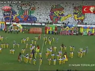 TRT STADYUM GÖSTERİLERİ Minikler 23 NİSAN 2012
