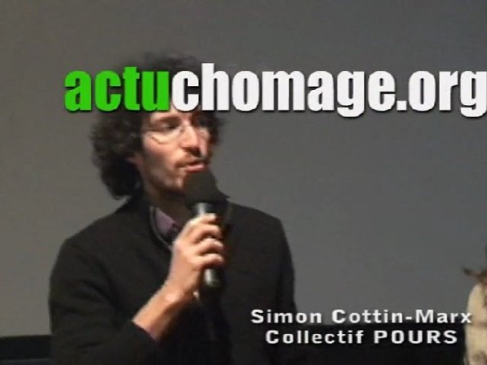 Revenu d'existence  - Colloque POURS -  Laurent Geffroy - Table ronde 1