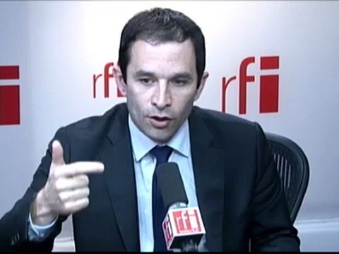 Benoit Hamon, porte-parole du Parti socialiste (PS)