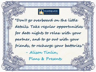 Marquee Hire Guide's Quick Tip Clip #8 – Plans & Presents