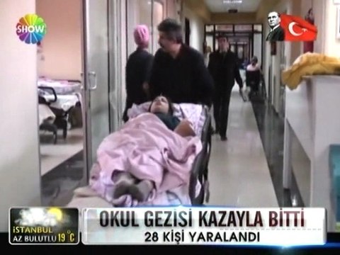 Okul gezisi kazayla bitti - 23 nisan 2012