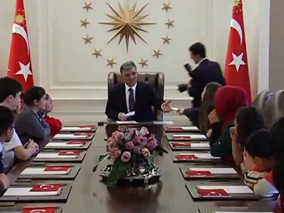 23 Nisan Ulusal Egemenlik ve Çocuk Bayramı programı çerçevesinde Şehit ve Gazi Çocukları kabulü