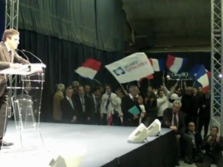 François Fillon en meeting de soutien à  Nicolas Sarkozy à Bourg-en-Bresse